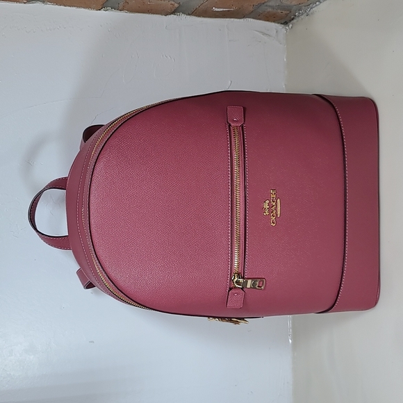 COACH Kenley Backback Gold/Rouge - Picture 1 of 9